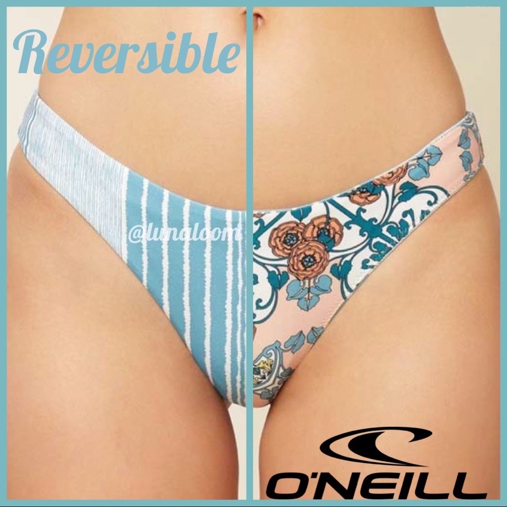 🆕 O’Neill | Kaylen Reversible High-Leg Cheeky Bikini Bottoms.